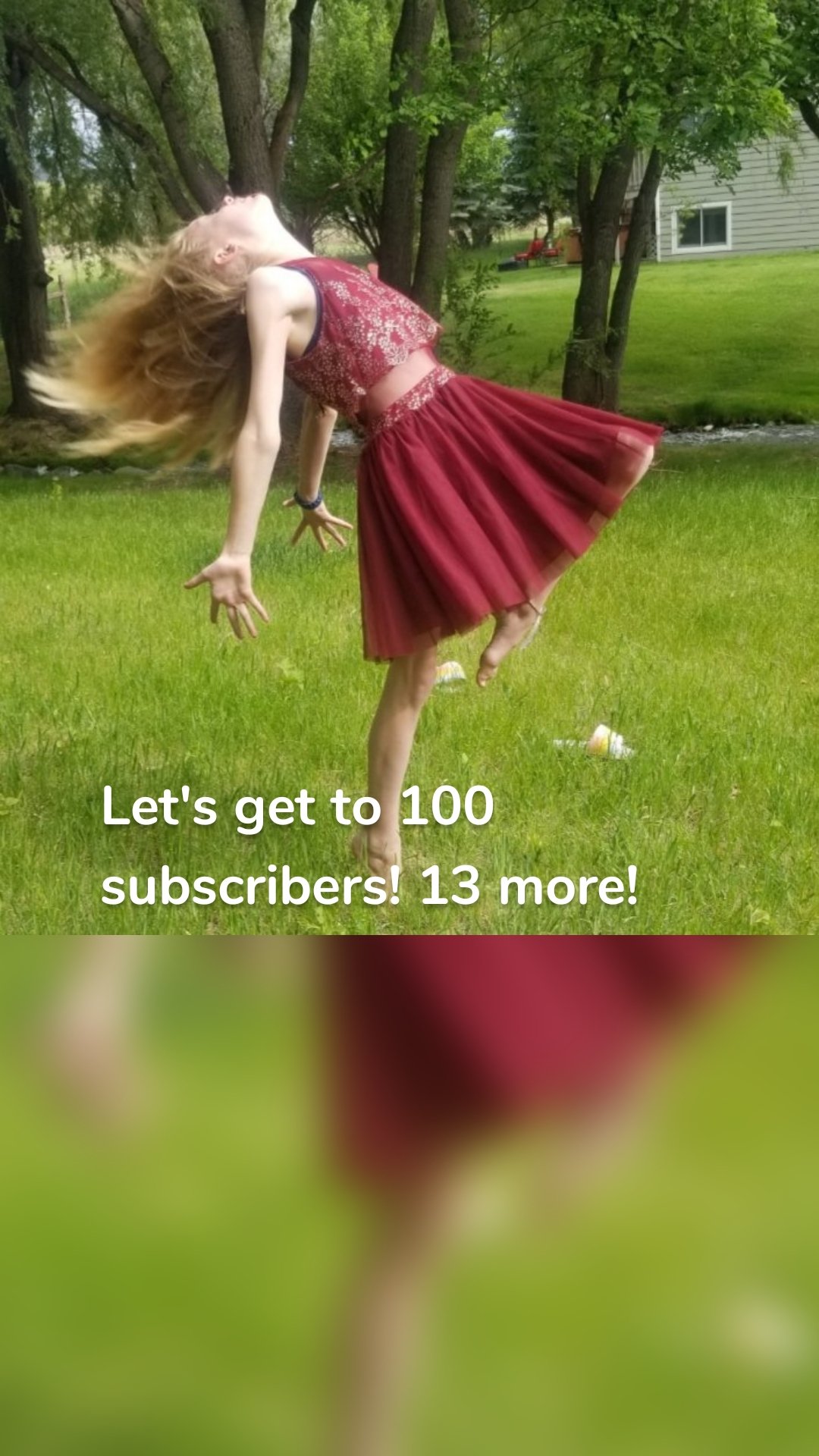 Let's get to 100 subscribers! 13 more!